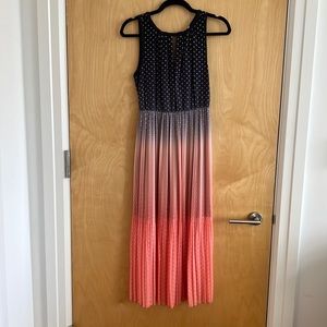 Maison Jules Polka Dot Midi Dress